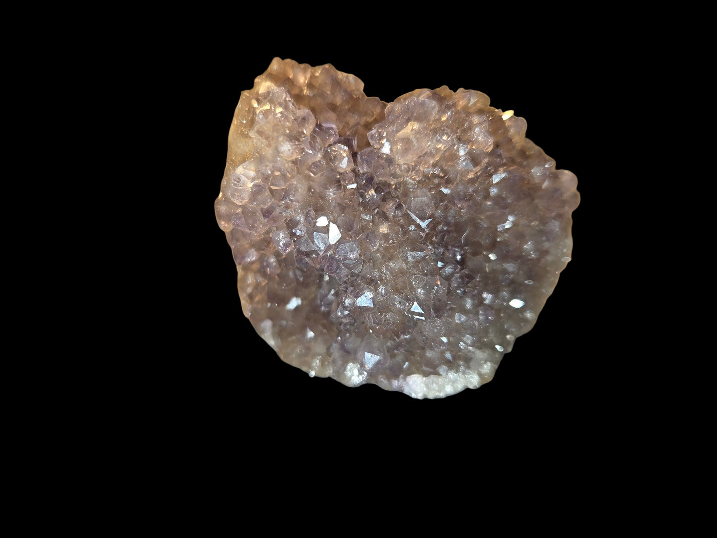 Black amethyst cluster